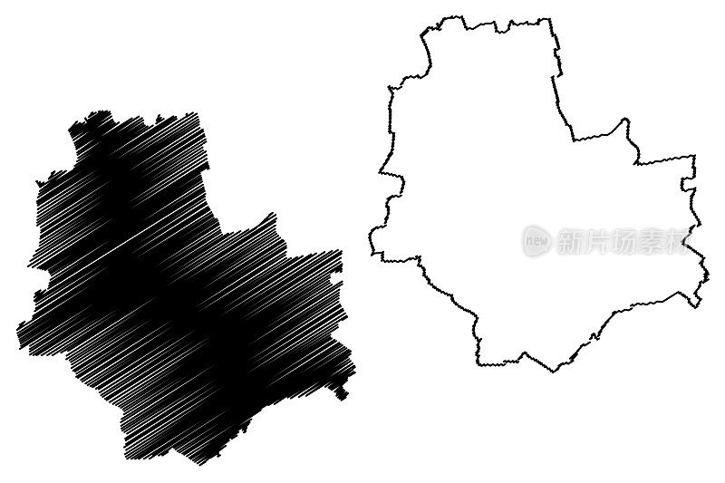 华沙城市地图