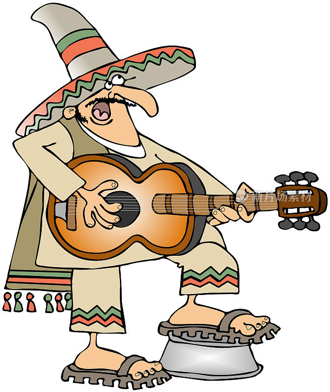 墨西哥的吉他手