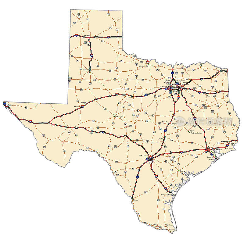 德州高速公路地图