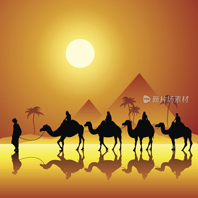 骆驼商队