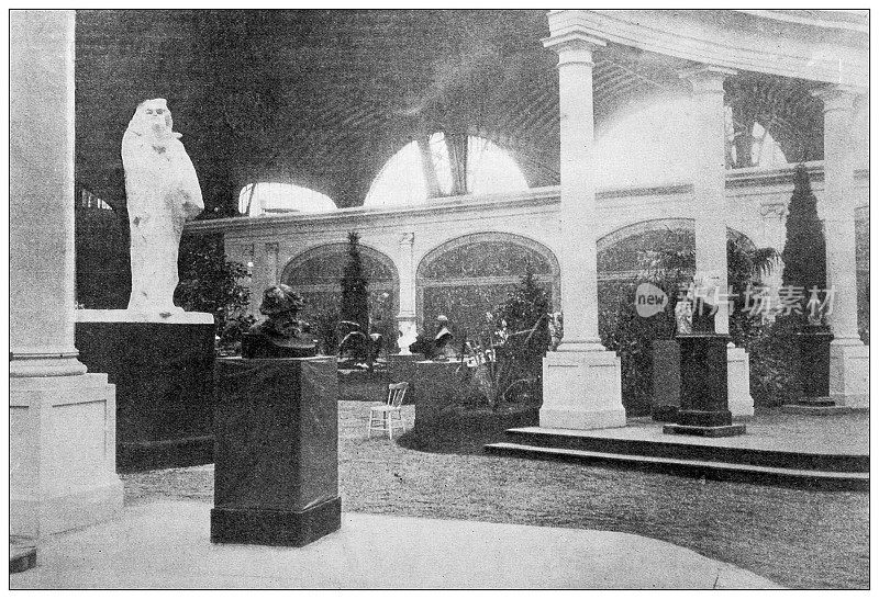 仿古形象:机器画廊，1898年沙龙
