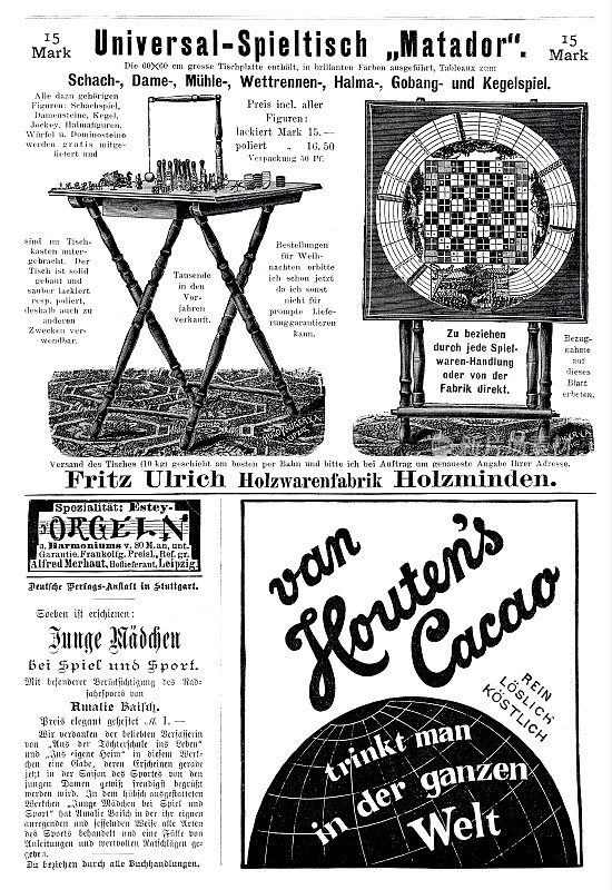 1898年德国杂志上的广告