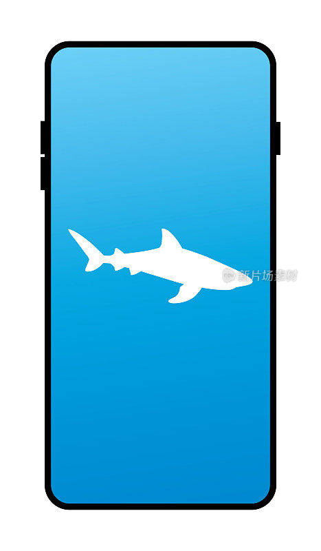 鲨鱼智能手机图标