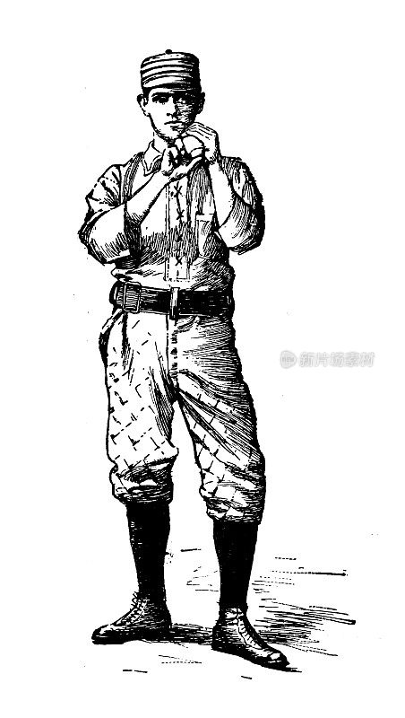 1897年的运动和消遣:棒球运动员