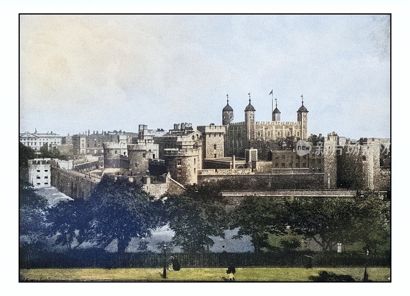 古董伦敦的照片:伦敦塔