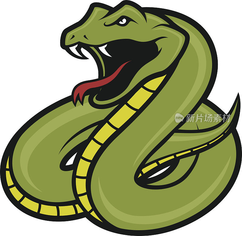 毒蛇蛇吉祥物