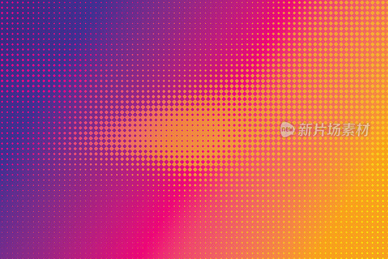 彩色半色调图案抽象背景