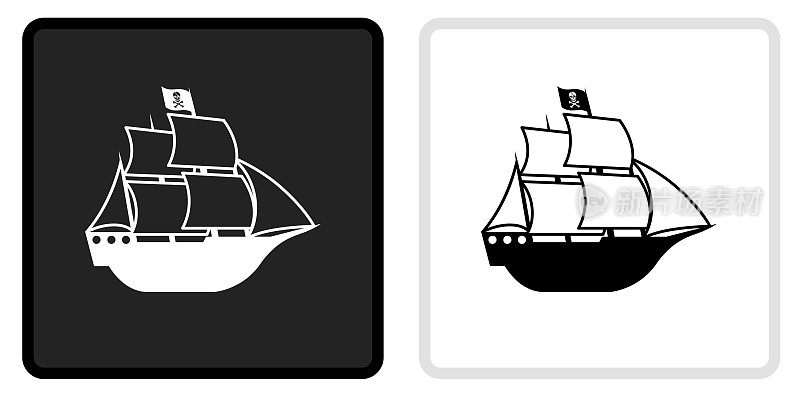 海盗船图标上的黑色按钮与白色翻转
