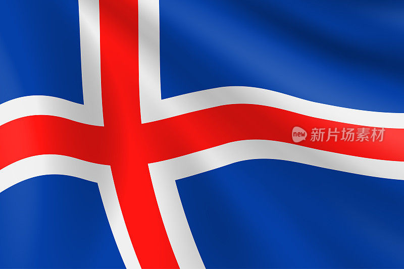 挪威国旗。挪威国旗。矢量标志背景。股票插图
