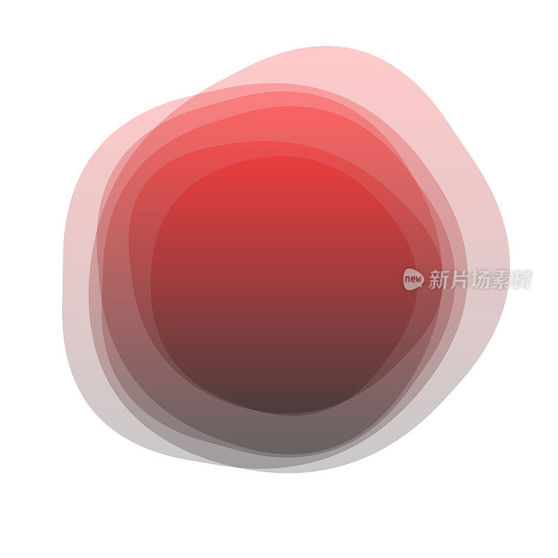 不均匀立体堆叠多个圆角圆点,透明