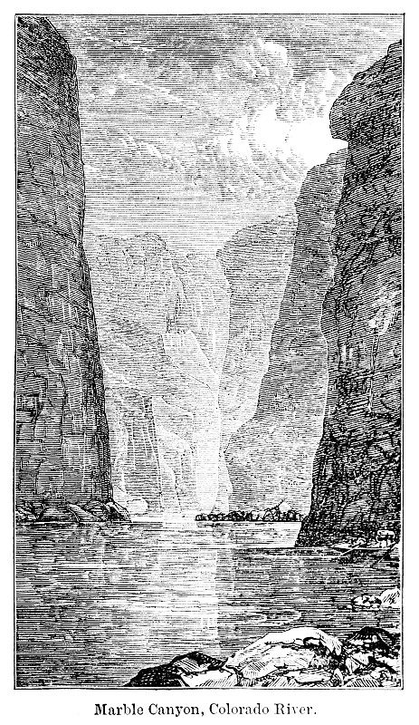 大理石峡谷，科罗拉多河