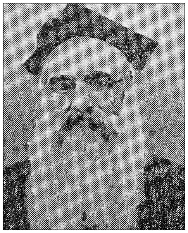 古董名人肖像:爱德华・索林