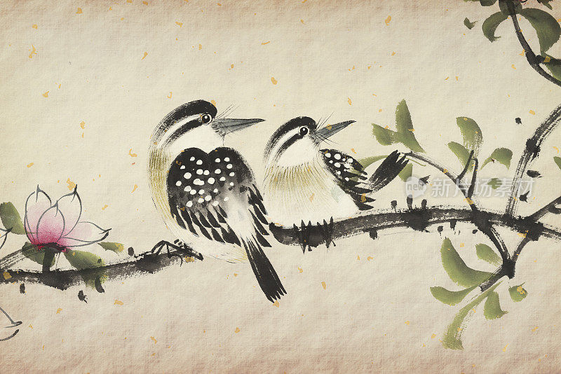 中国传统的花鸟画