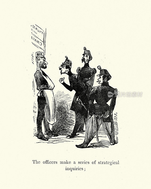 法国军官漫画，古斯塔夫多雷，维多利亚1860年代
