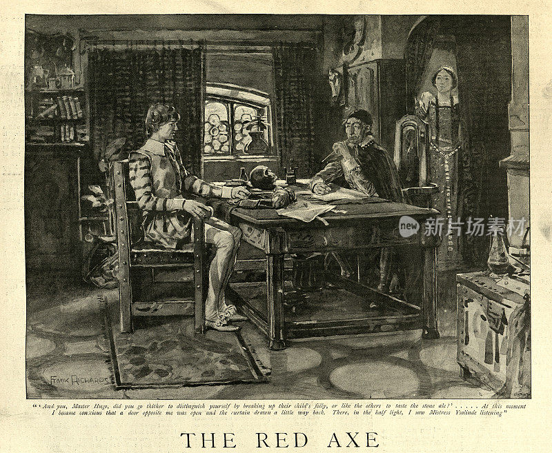 塞缪尔·卢瑟福·克罗克特的《红斧》，一部以中世纪欧洲为背景的反乌托邦奇幻小说