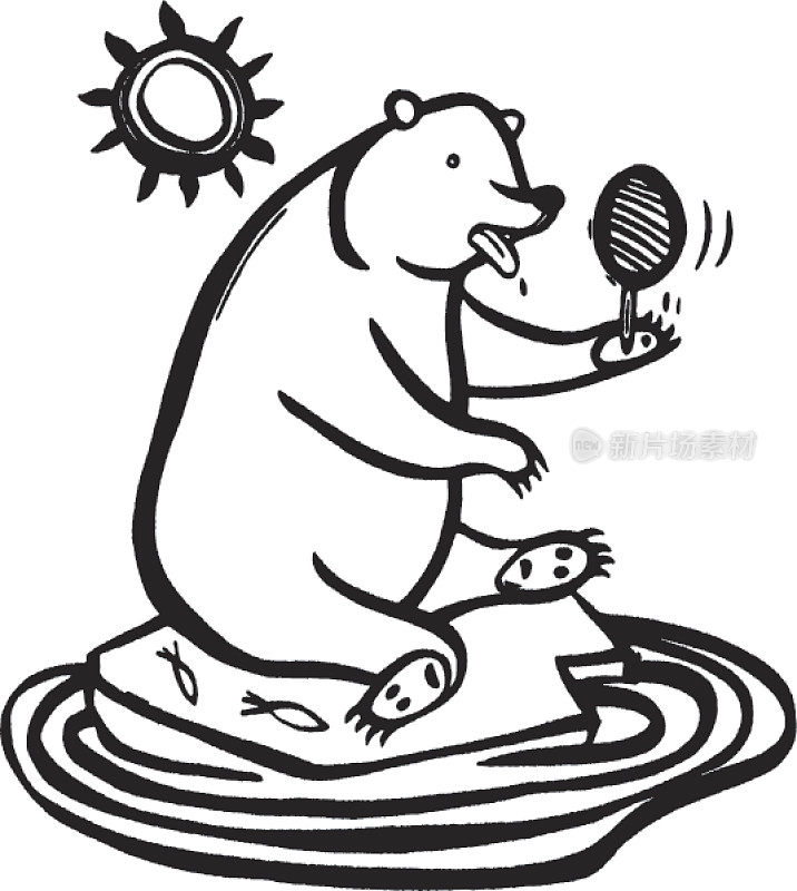 北极熊插图