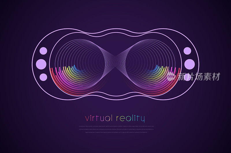 VR，虚拟现实眼镜，眼镜。
