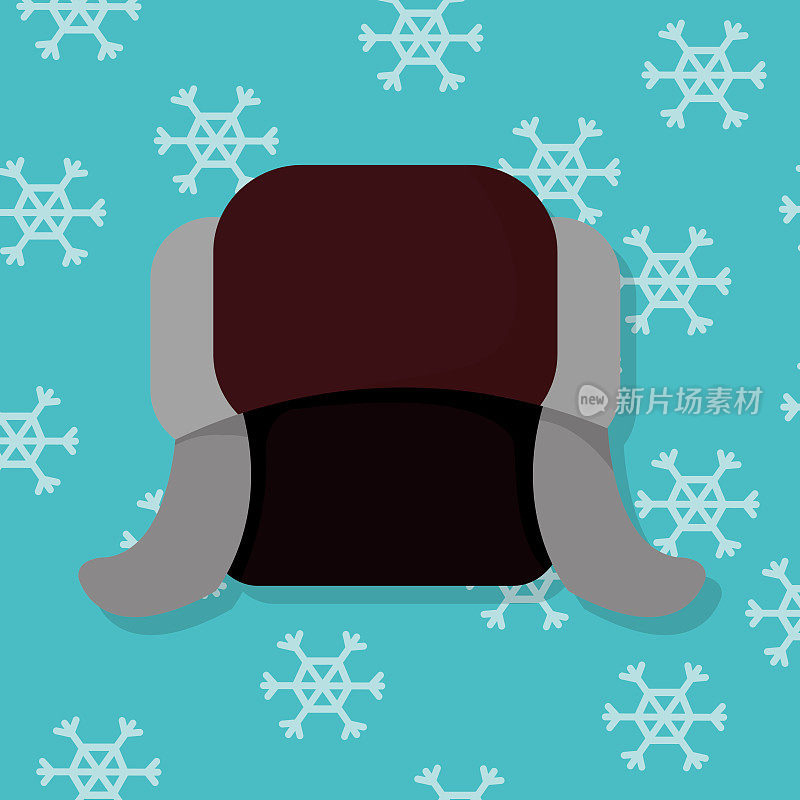 冬天穿带帽子的衣服可以抵御寒冷的天气