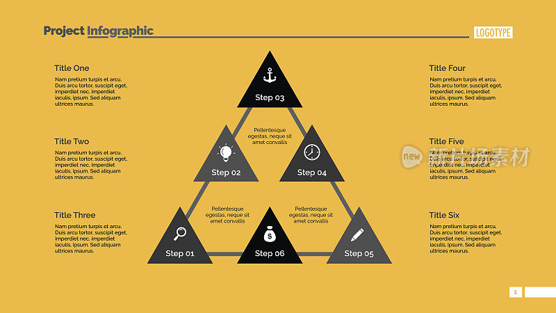 三角图幻灯片模板