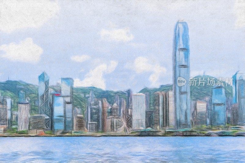 滤镜般的香港