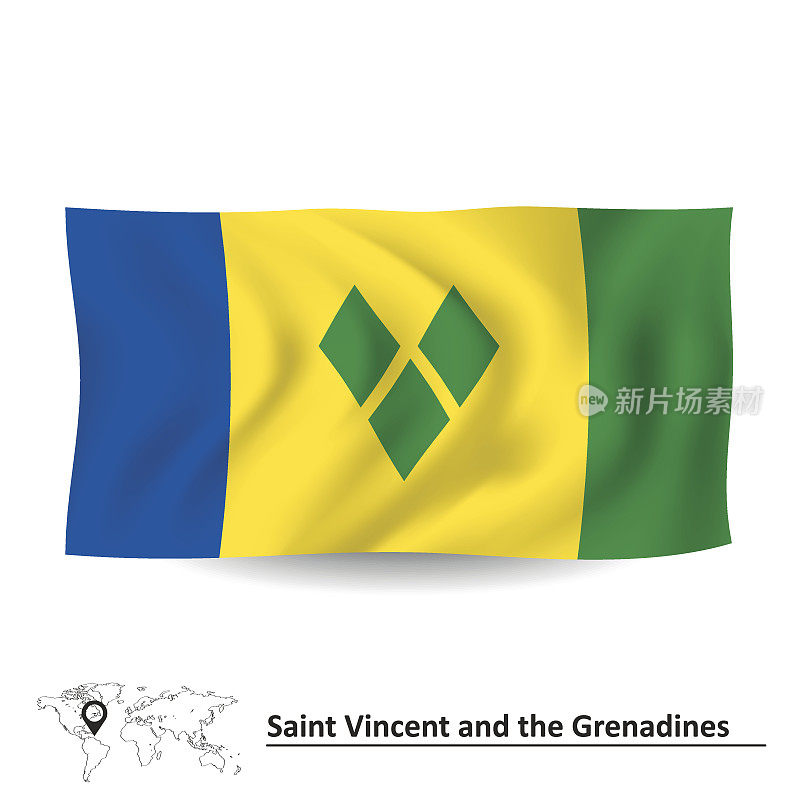 圣文森特和格林纳丁斯的旗帜