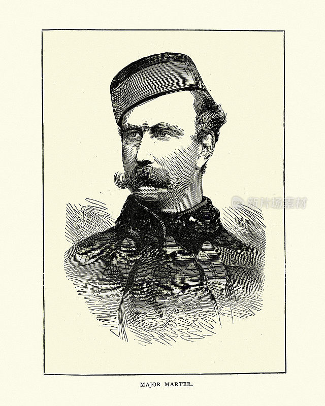 理查德・马特少校，皇家龙骑兵卫队，19世纪