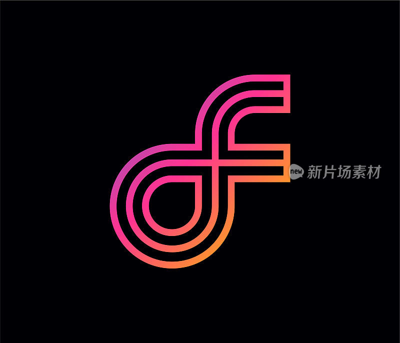 基于F字母的Logo