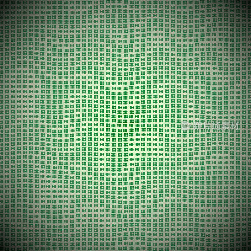 绿色网格图案:纺织品“毛巾”