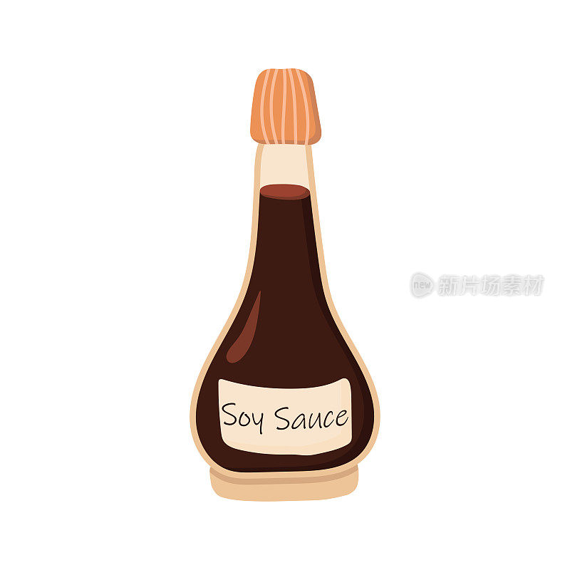 玻璃瓶里的酱油