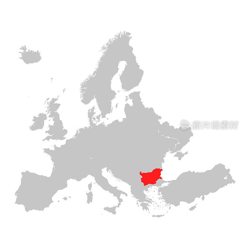 保加利亚地图