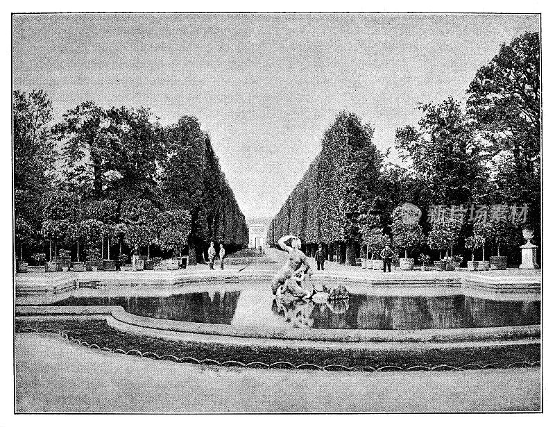 维也纳，Sch?nbrunn Palace, Menagerie Allee