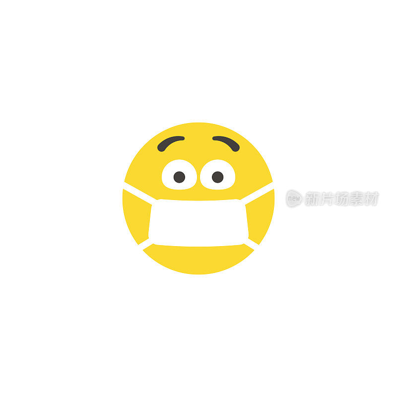 Emoticon大脸平面设计风格