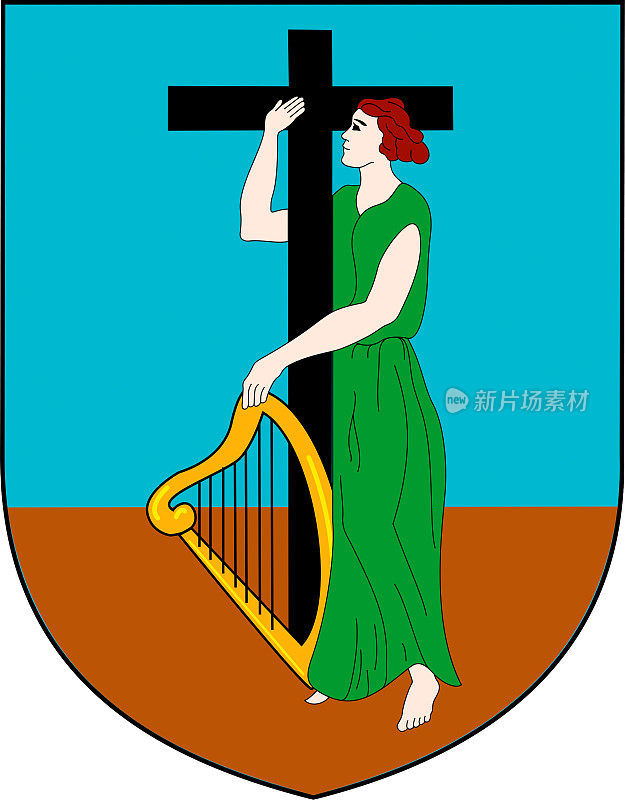 蒙特塞拉特盾徽
