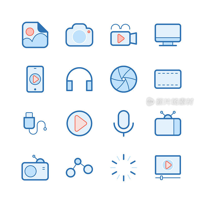 多媒体图标