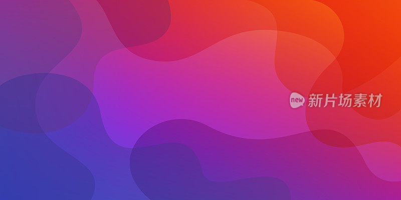 现代液体梯度颜色抽象背景