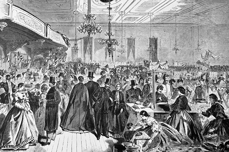 纽约市，南北战争，1861年妇女援助协会展览会