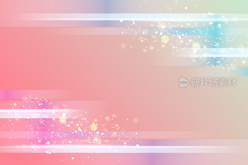 创意闪闪发光的金色圣诞背景。