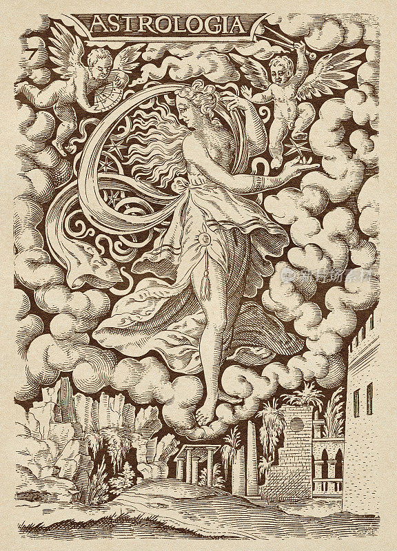 占星术是16世纪木刻的七大文科作品之一
