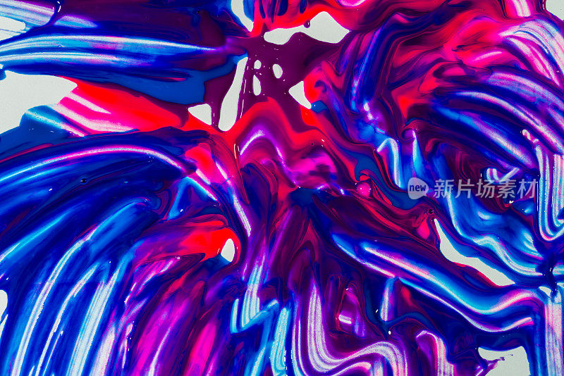 抽象艺术色彩丰富的背景。手绘背景。――图片