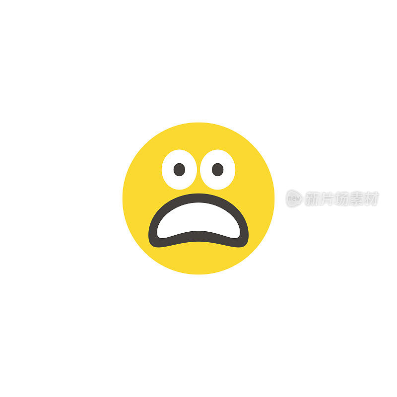 Emoticon大脸平面设计风格