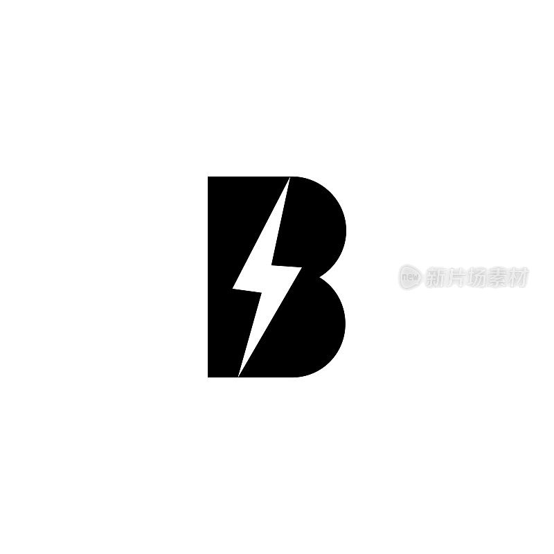 可定制的B字母Logo