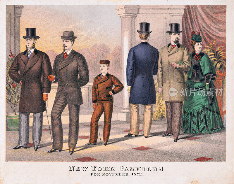 1872年的纽约时尚