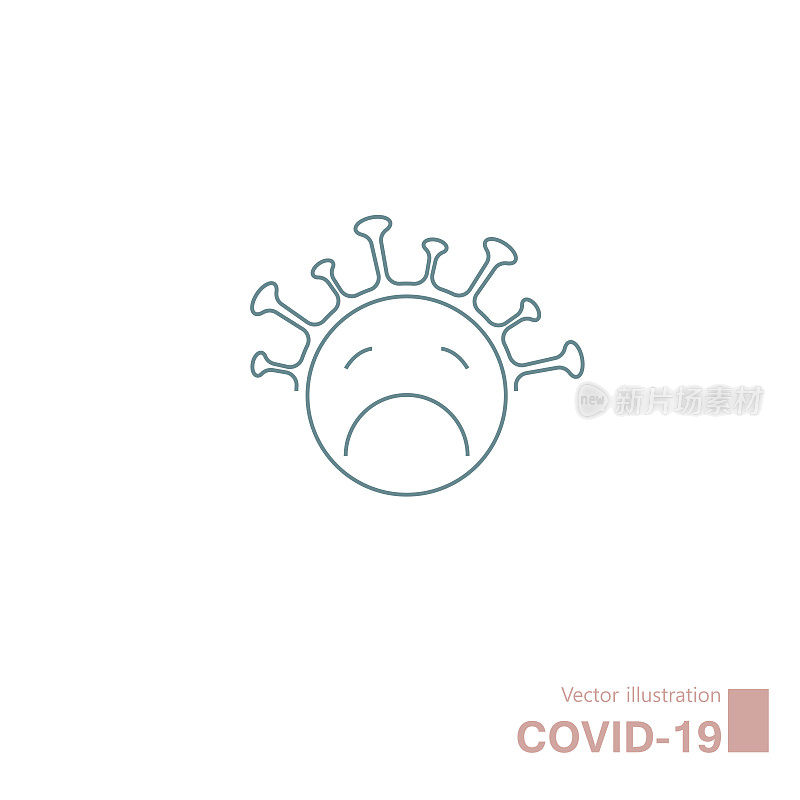 COVID-19图标设计。