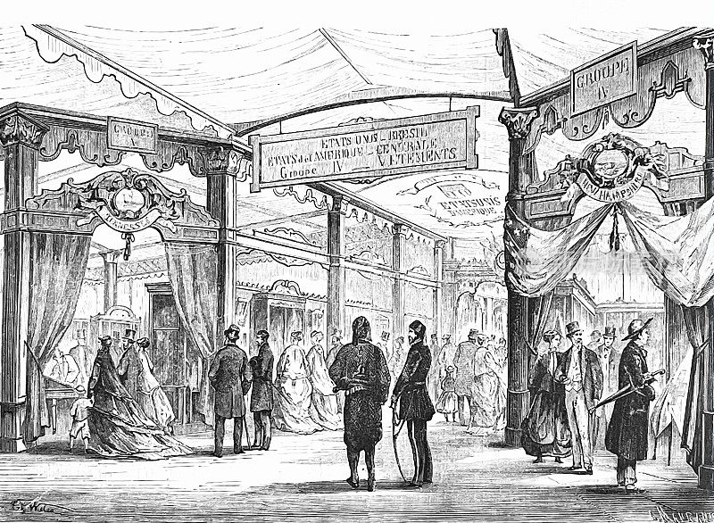 1867年巴黎世界博览会-北美展览馆