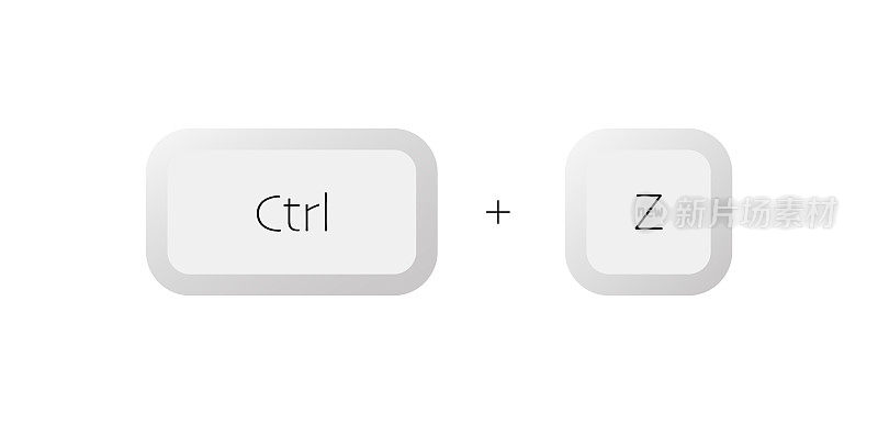 组合键盘按钮CtrlZ