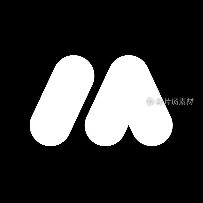 字母M标志