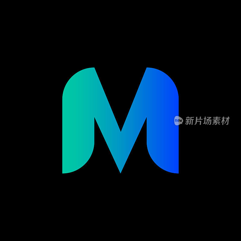 字母M标志