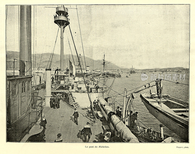 法国海军铁甲黎塞留之桥，军舰，军事历史，1893,19世纪