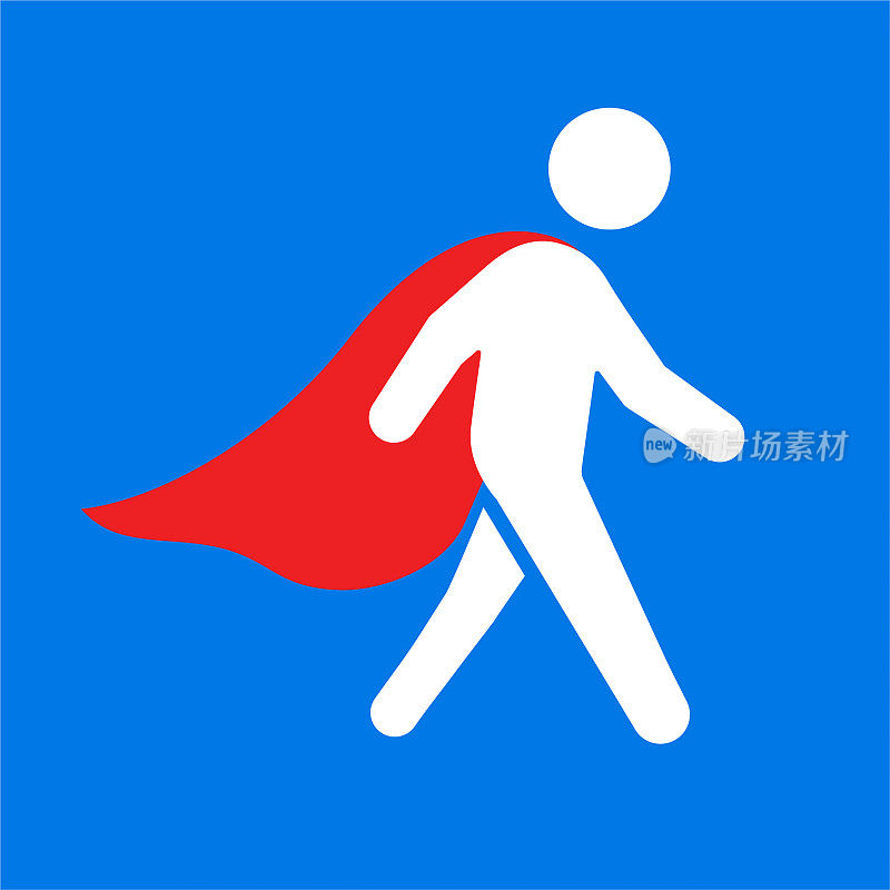 超级英雄与海角行走图标