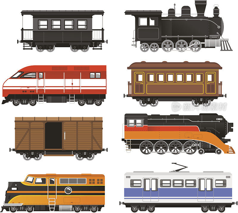 火车机车运输铁路运输